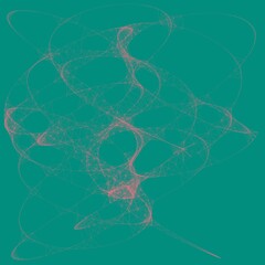 Colorful line art. computer generated artistic construct, generative design