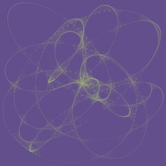 Colorful line art. computer generated artistic construct, generative design