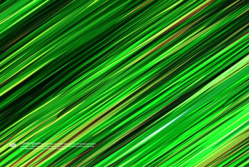 Dynamic green background. Dynamic diagonal lines. Vector graphics.