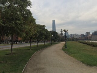 Parque vista al costanera (Chile)