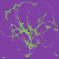 Colorful line art. computer generated artistic construct, generative design