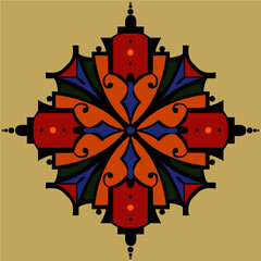 abstract floral ornament