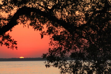 atardecer en Paso de la Patria, Corrientes