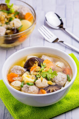 Boiled minced pork with tofu