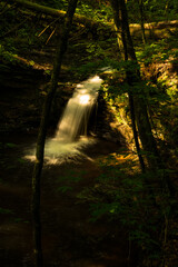 This is one of the numerous beautiful waterfalls found in World's End State Park in rural Pennsylvania..
