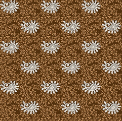 Beautiful vintage floral seamless for your business. Colorful Paisley pattern for textile.