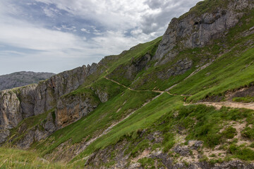 Naranjo de Bulnes mountain in Asturias (Spain)