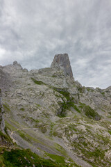 Fototapeta premium Naranjo de Bulnes mountain in Asturias (Spain)