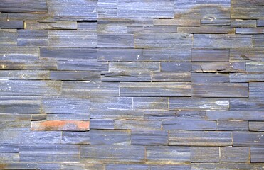 stone wall pattern, blue and gray color