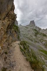 Naranjo de Bulnes mountain in Asturias (Spain)