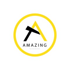 amazing , initial a logo vector design