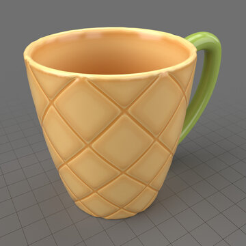 Pineapple shaped cup