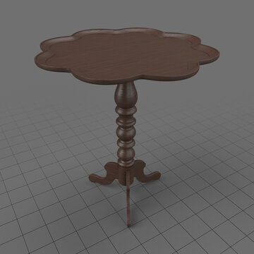 Vintage tripod table