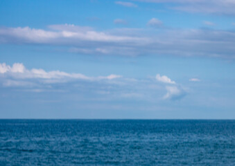 Obraz na płótnie Canvas Hot cloudy sky over the Black Sea