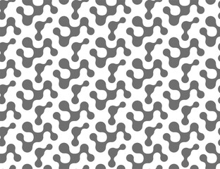 Repetitive Minimal Vector Organic Deco Pattern. Continuous Elegant Graphic Science Repeat Texture. Repeat Abstract Continuous 