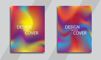 colorful minimal cover design for book. megazine. poster. promotion. brochure