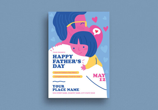 Father's Day Flyer Layout