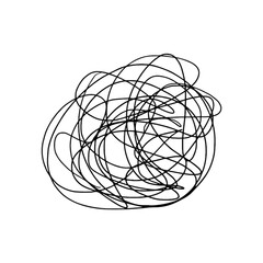 Creative design of abstract lines figure