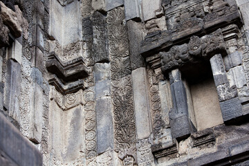 Fototapeta premium Stone carving in Prambanan temple, Java, Indonesia