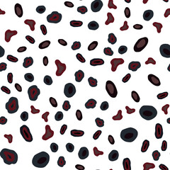Dark Blue, Red vector seamless texture with disks.