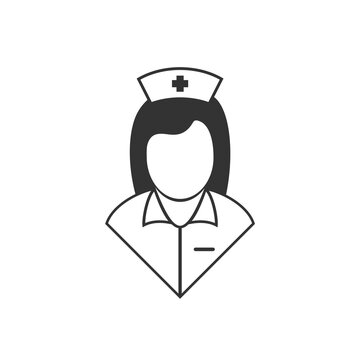 Creative design of nurse symbol