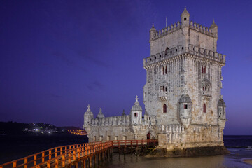 Fototapeta na wymiar torre de Belém, arquitectura manuelina, Lisboa, Portugal