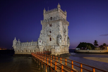 Fototapeta na wymiar torre de Belém, arquitectura manuelina, Lisboa, Portugal