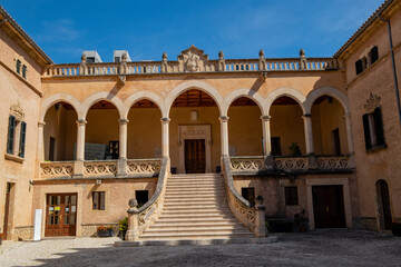 Fototapeta premium castillo de Son Mas, Andratx, Mallorca, balearic islands, Spain