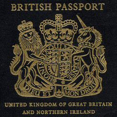 Fragment of Old British Passport
