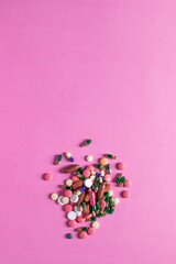 medicine pill/ tablet stock image.