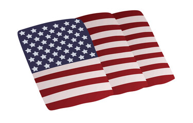Fototapeta premium United states flag. vector illustration