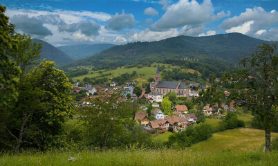 Breitenbach im Val de Villé im Elsass