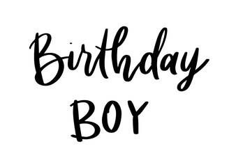 Fototapeta na wymiar Birthday Boy | Birthday SVG Design | for Cricut and Silhouette Cameo