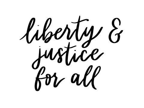 Liberty & Justice for all | USA America | Patriotic Quotes | 4th of July Crafts