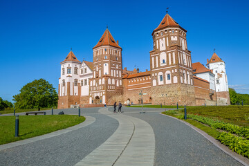 Fototapeta na wymiar Mir Castle Belarus.