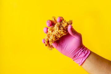 How to eat fried chicken when new normal