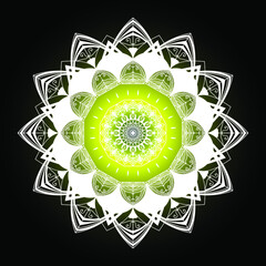 Creative colorful Mandala Design background vector design