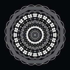Creative colorful Mandala Design background vector design
