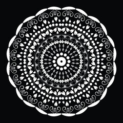 Creative colorful Mandala Design background vector design