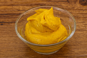 Asian Curry sauce in the bowl