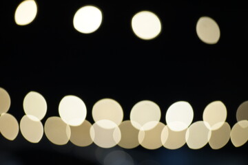 Crispy bokeh lamp background