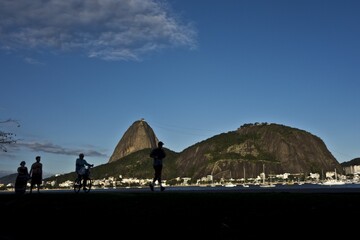 Fototapeta na wymiar Beautiful scenery of the Botafogo Beach in Rio de Janeiro, Brazil