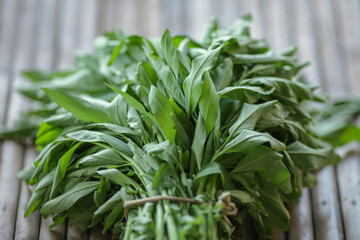 The gonda plant, is vegetable plant with a hight protein, even higher than, spinach, kale and long bean