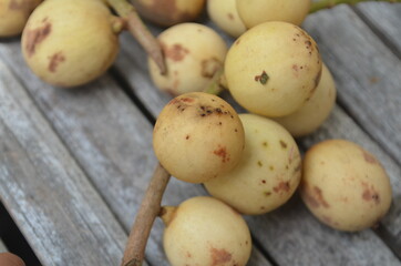 Tropical Fruit. Langsat