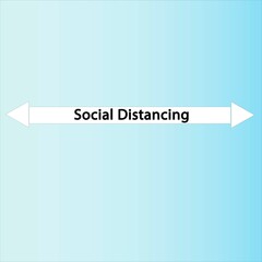 social distancing, rule of conduct, covid-19, illustration, epidemic