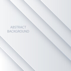 White vector abstrac background. Background bright white geometric design. Background for wide banner. Abstract White background