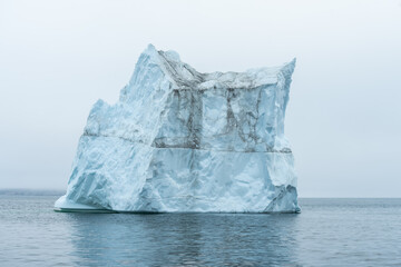 Icebergs dans la baie de Disko, Groenland.