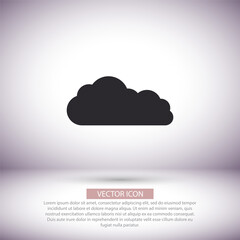 Downloading  vector icon , lorem ipsum Flat design