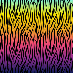 Funky Tiger Stripes Design - Black tiger stripes background