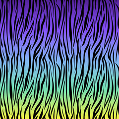 Funky Tiger Stripes Design - Black tiger stripes background